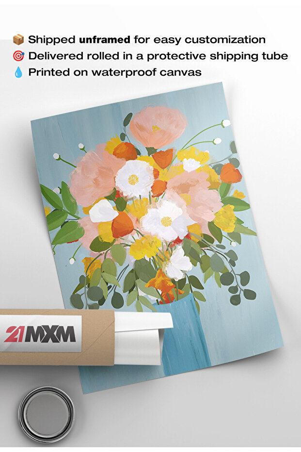 Unframed Boho Style Canvas Poster – Digital Print on Matte Canvas - BOHO 82 - 7