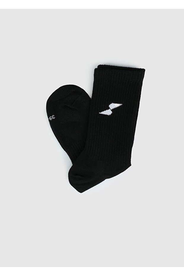 Black Es003 Long Black Socks