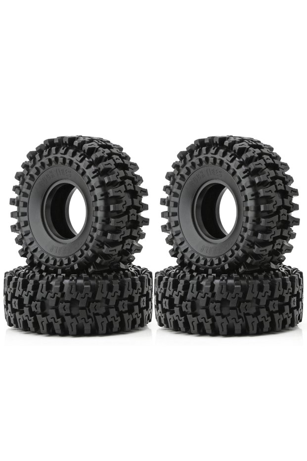 4pcs 1.9 Crawler Tires(4PCS) Compatible with FCX10 Axial SCX10 Pro SCX10 UTB18 TRX4 Redcat Gen8 7VS4