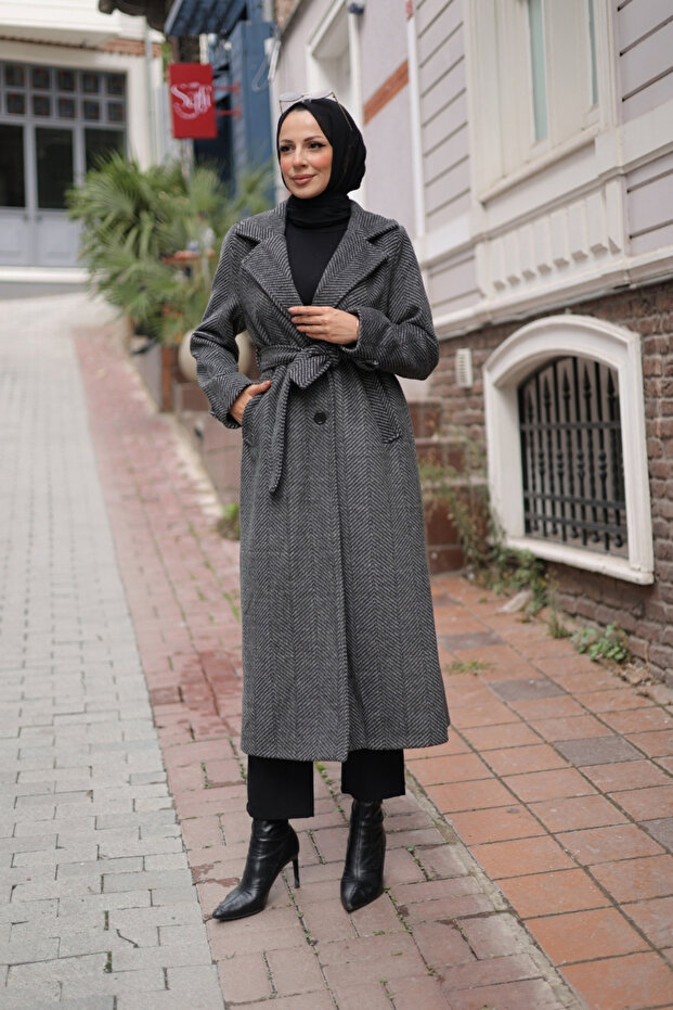 Zühre Belted Fishback Cashmere - 7001