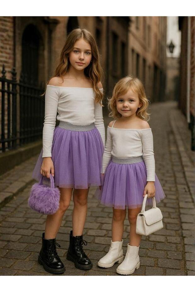 Girl's Elastic Waist Tutu Skirt
