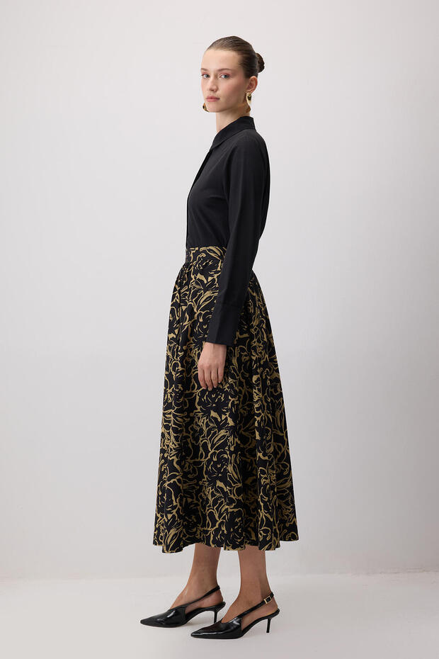 Patterned Flawed Skirt - 5