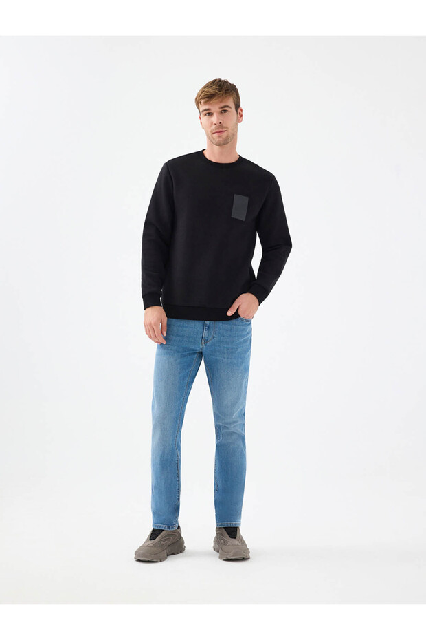 Siyah Erkek Sweatshirt Lf2041111 - 2