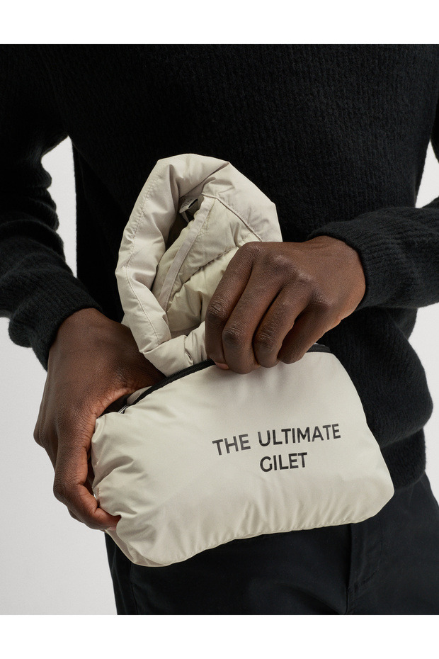 Kaz Tüyü Dolgulu Yelek - 5