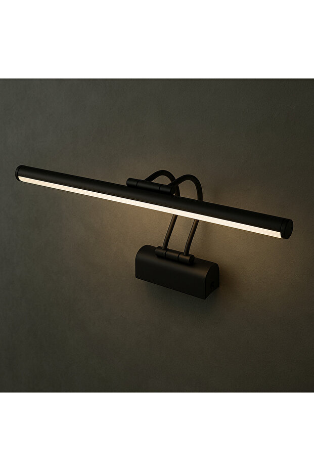 Flüt Aplik Siyah Pano Apliği Banyo Tablo Çalışma Masası Duvar Aydınlatma - 2