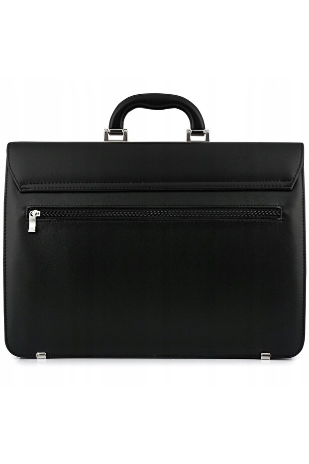 Men's Beltimore briefcase, elegant, solid - 5