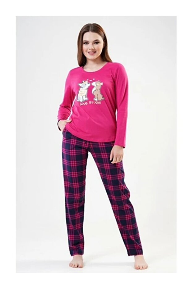 100% Cotton Love Story Women's Pajama Set