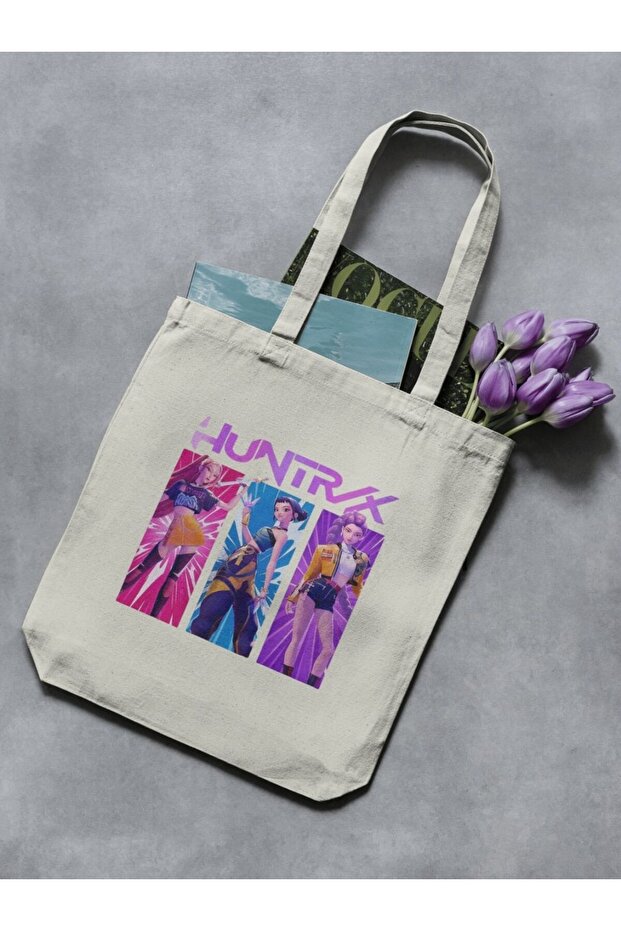Hunter/X Pop Demon Hunters Y2K Cloth Bag Tote Bag Premium Gift Pinterest