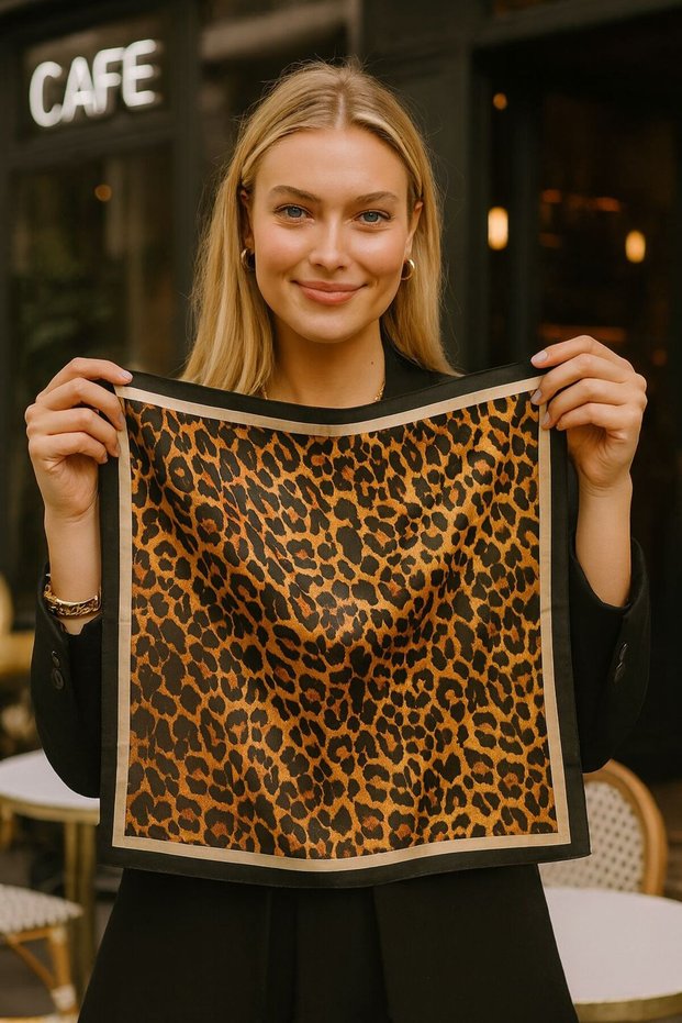 Flr4 Patterned Women's Scarf 50X50 cm