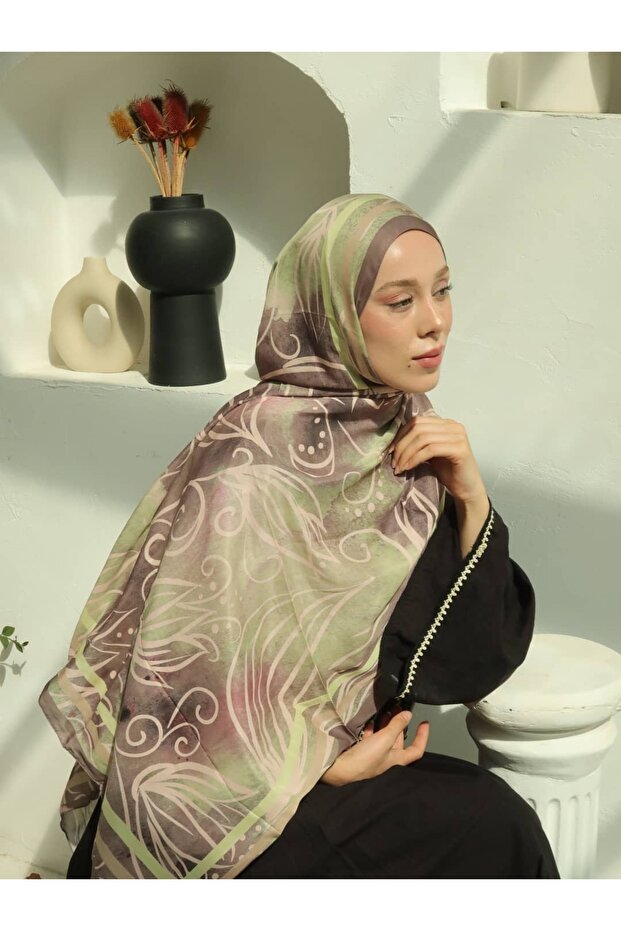 Pietra Pattern Cotton Shawl - 2