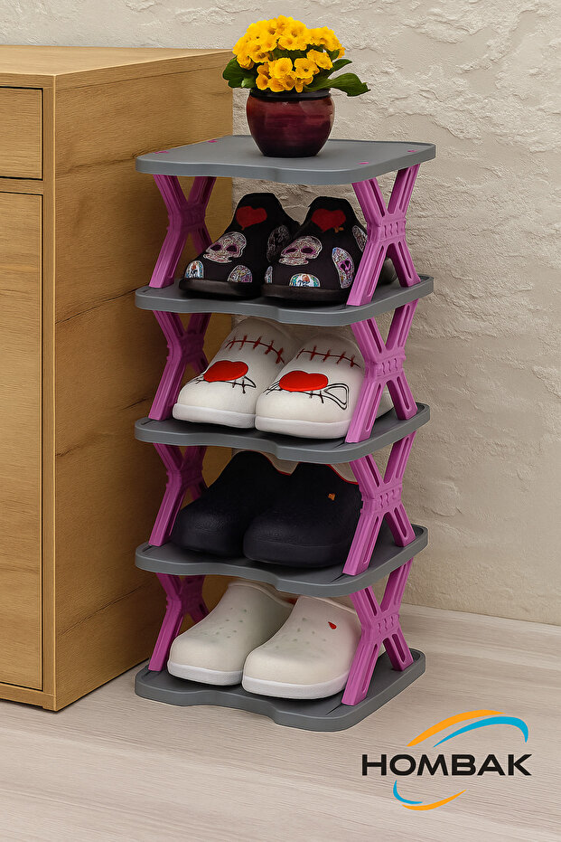 Yeni Nesil Katlanabilir Ayakkabılık Taşınabilir - 1