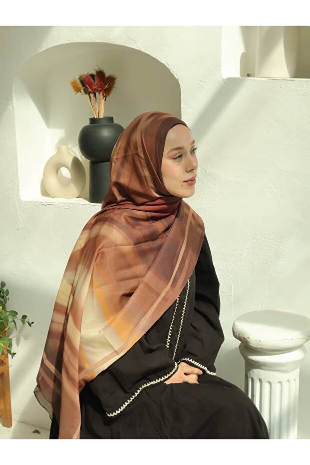 Mirea Desen Pamuk Şal - 3