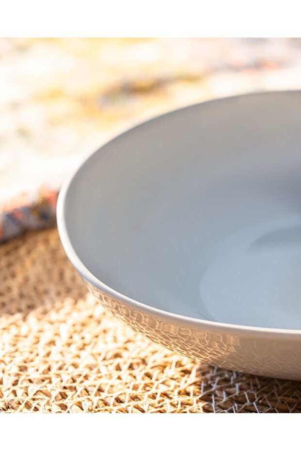 Souci Yemek Tabağı - Mavi - 22 cm - 2