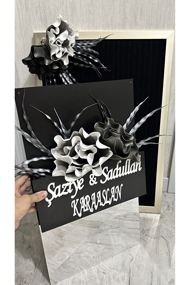 Mgsdizayn kapı süsü paspas takımı - 4