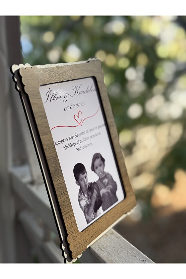 Ahşap Mini Tablo - En Güzel Hediye - 4