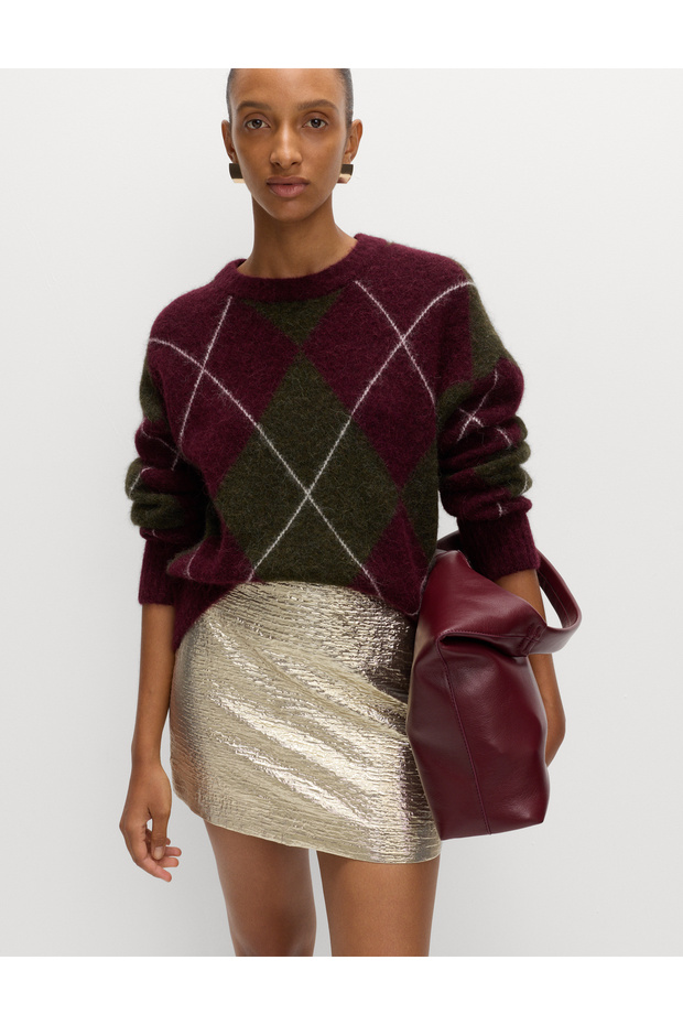 Metalik Mini Etek - 3