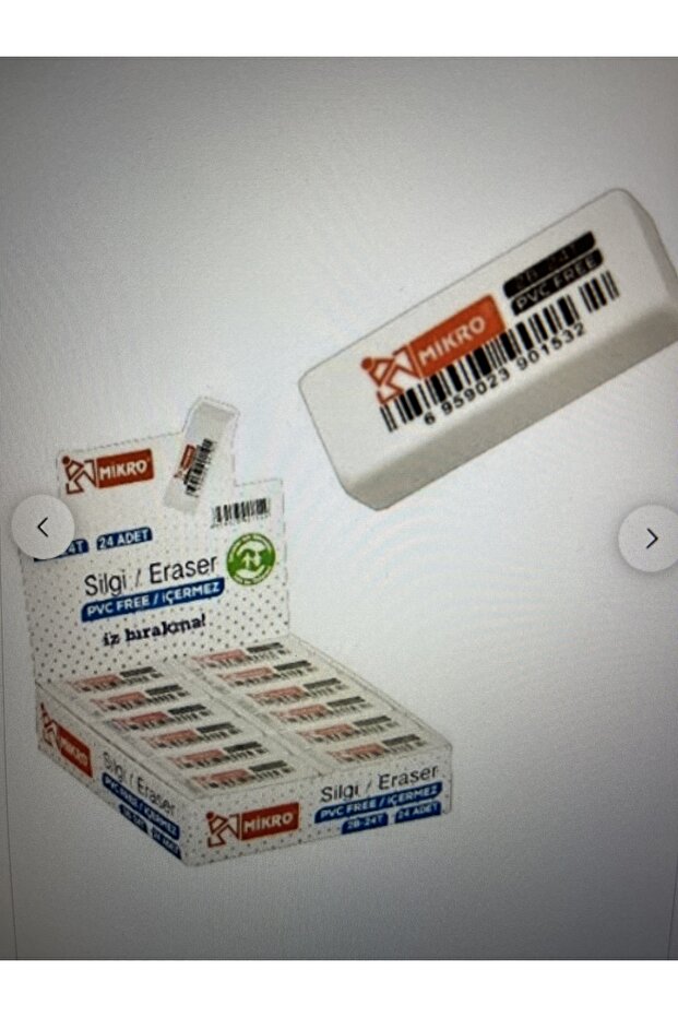 24 lü Silgi Beyaz - 1