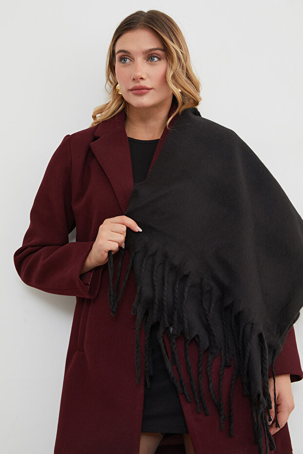 Basic Püsküllü Şal - 1