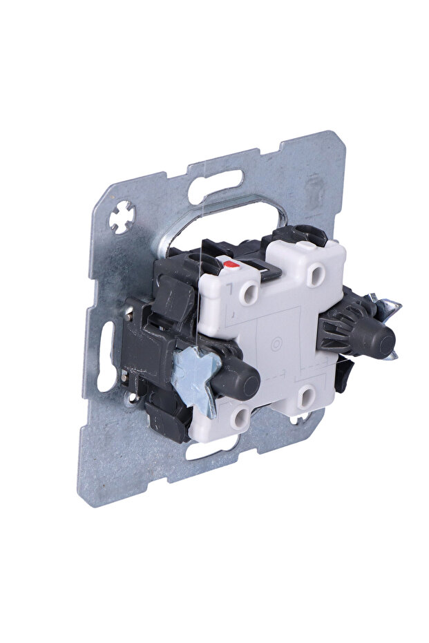 2-button push-button switch, 2 NO contacts, common input terminals, - 4