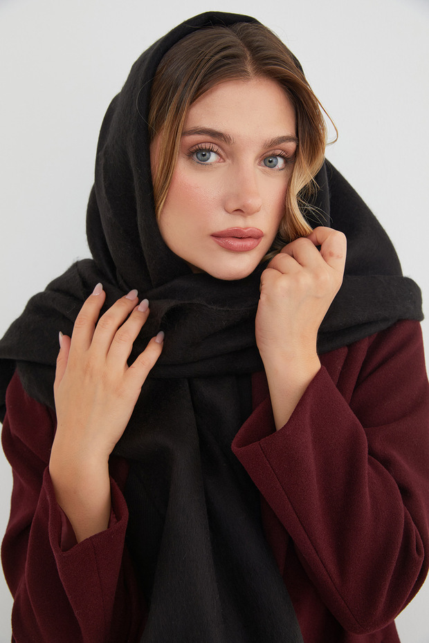 Basic Püsküllü Şal - 4