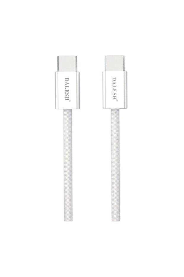 كابل شحن مضفر من النايلون من النوع C إلى النوع C بطول 1200 مم، مثالي لهاتف Iphone 17 Pro Max