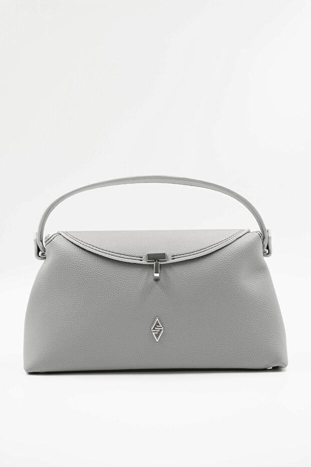 Rebeca Gray Women's Handbag with Stitching Detail