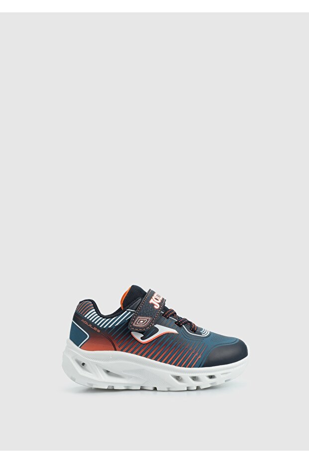 Aquıles Jr 2503 Navy Blue Orange Navy Blue Boys' Sneaker Jaquıw2503V