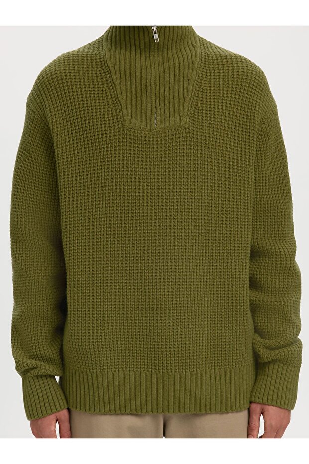 Half-zip Pullover Baumwollmix - 5