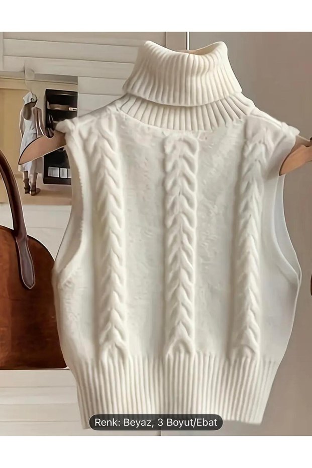 Dgn's Hair Braided Full Fisherman Women's Knitwear Sweater
