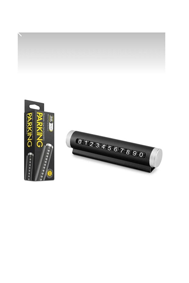 Metal In-Car Phone Number Holder – Night Visibility and Magnetic Design