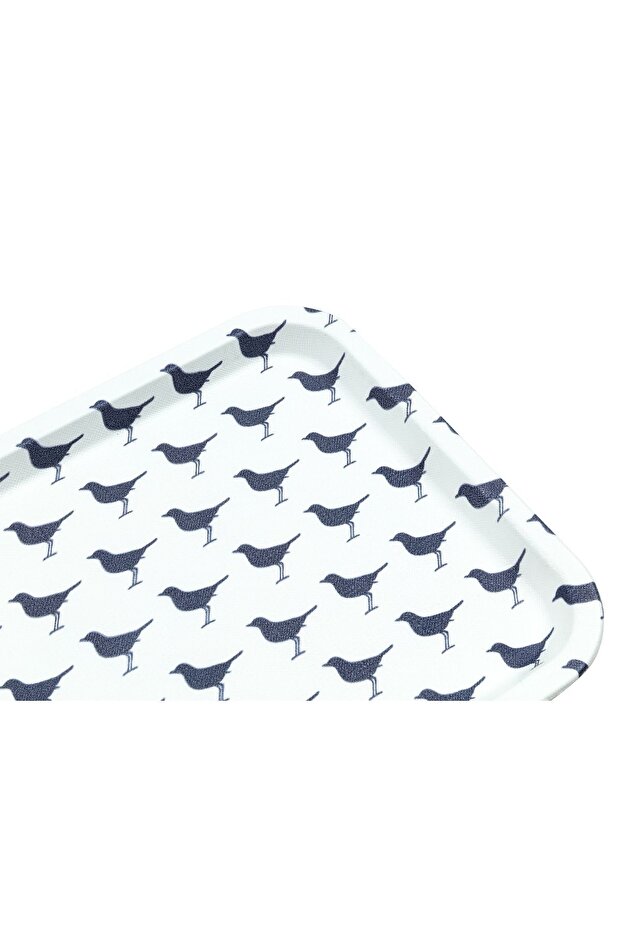 صينية مستطيلة من Rêve Bleu Oiseau - 2