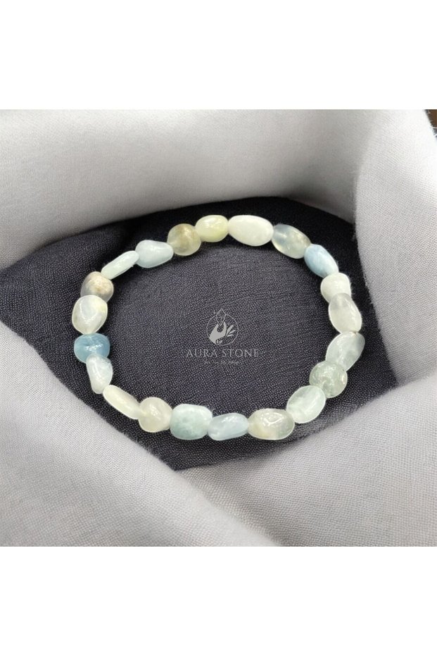 Aurastone Aquamarine Natural Stone Bracelet