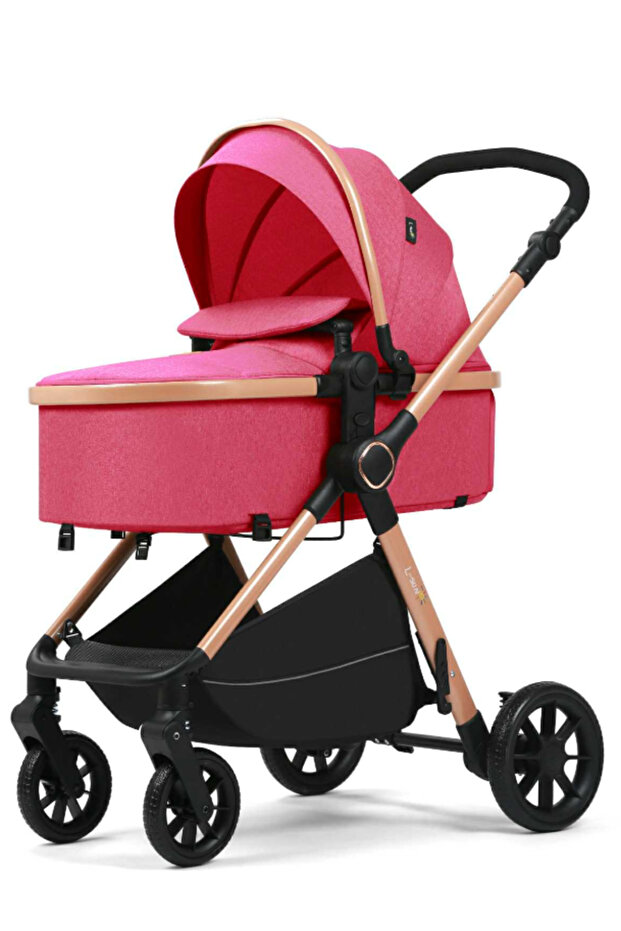 2 in 1 stroller, Double wheel suspension, Bag included, compact folding, Reversible handle - 2