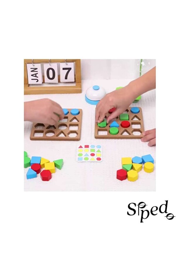 Game for copying patterns, sorting, learning colors, spatial orientation, speed, develops - 2