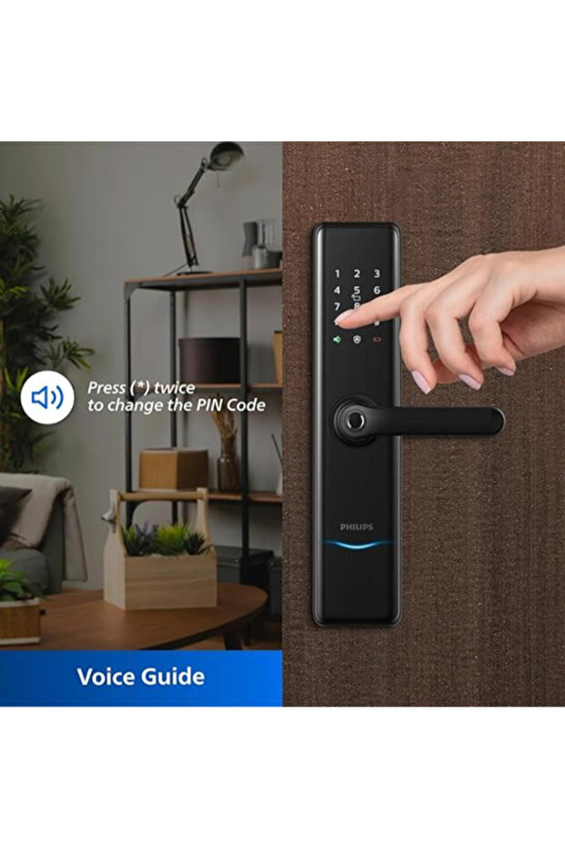 قفل باب ذكي يعمل باللمس وواي فاي - 6