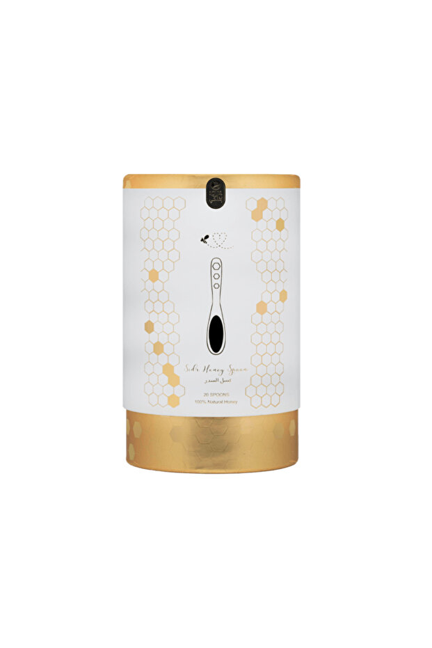 Premium Sidr Honey Spoons, 100% Natural Sider Honey | Easy Pack, On-the-Go - 20 spoons