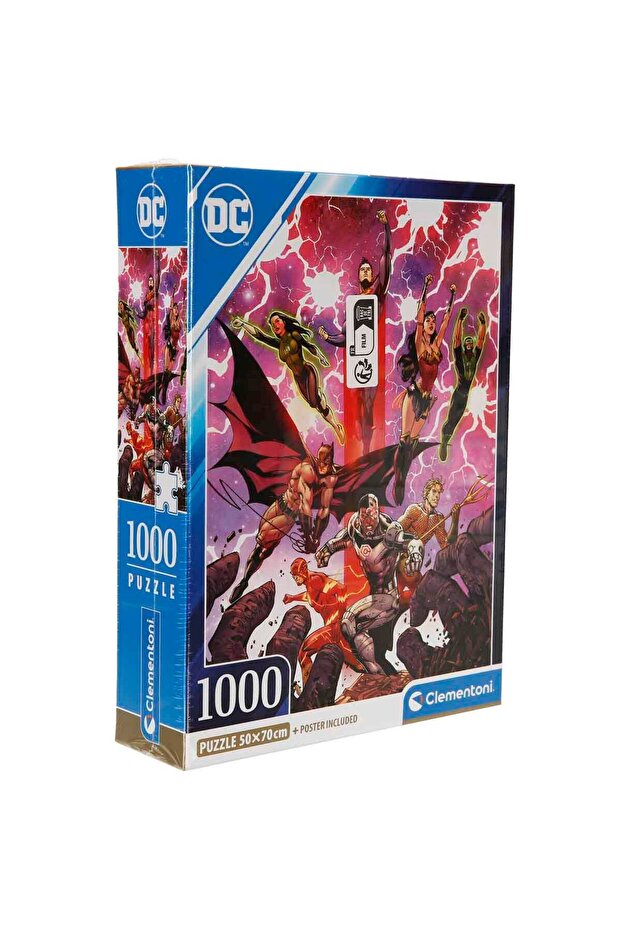 1000 Parça Puzzle: DC Comics Justice League 2 - 1
