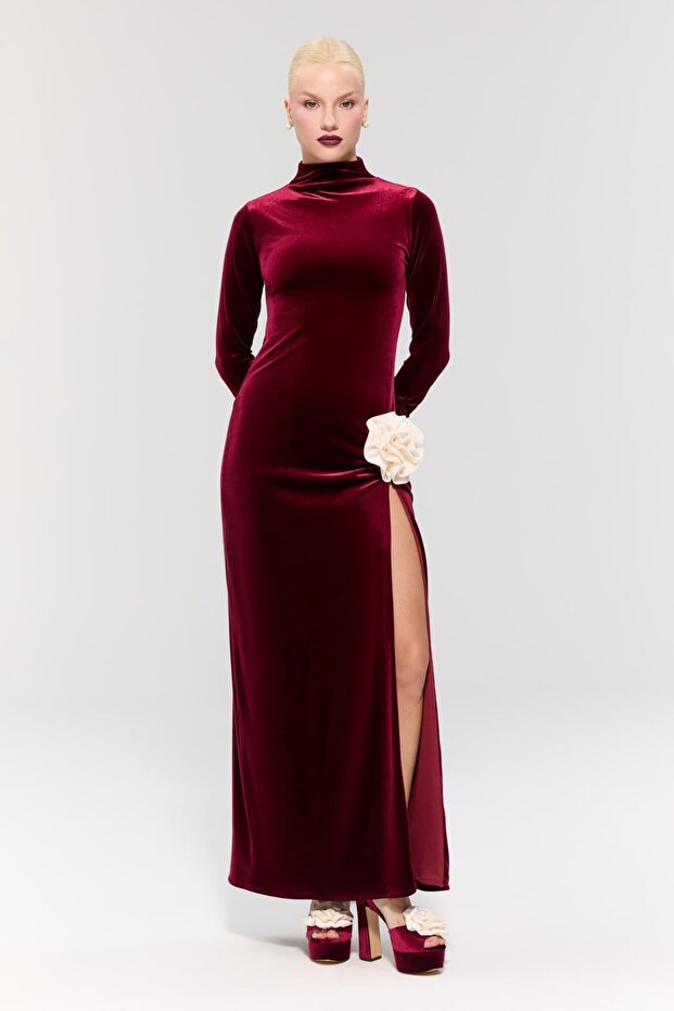 Queen's Chamber Burgundy Dress
