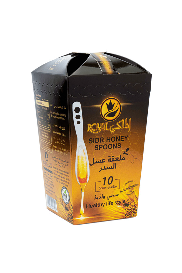 Sidr Honey Spoons, Boost Metabolism, No Preservatives, 100% Pure & Natural – 10 Pieces