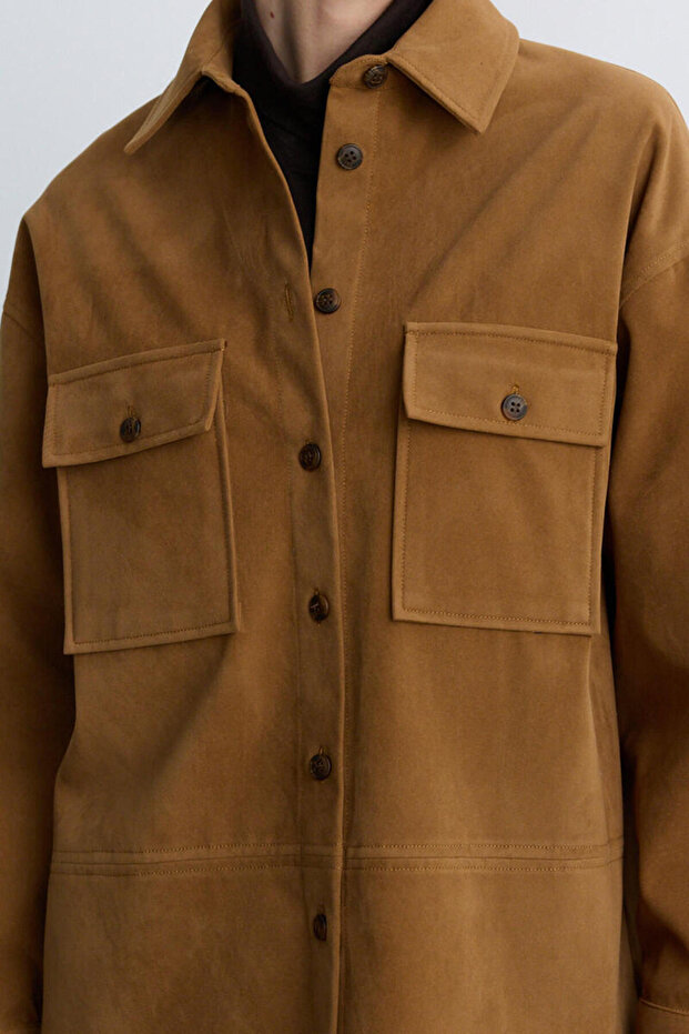 CAMEL SÜET GÖMLEK - 5