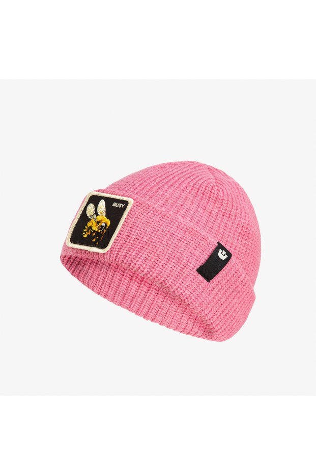 The Busy Unisex Pink Beanie