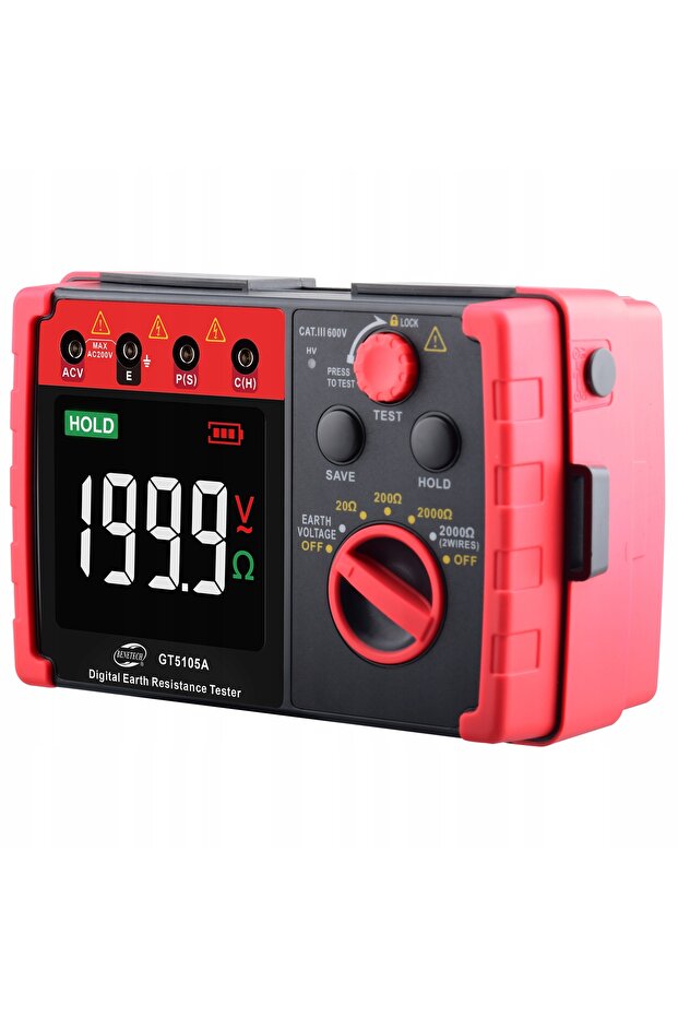 REZISTENȚĂ DE ÎMPĂMÂNTARE tester digital LCD - 3
