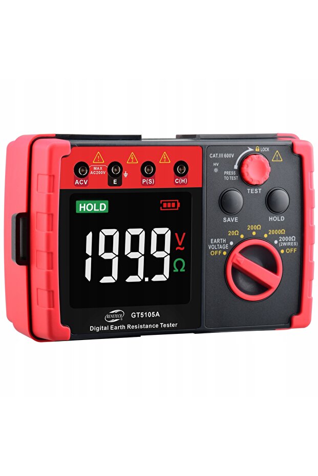 REZISTENȚĂ DE ÎMPĂMÂNTARE tester digital LCD - 2