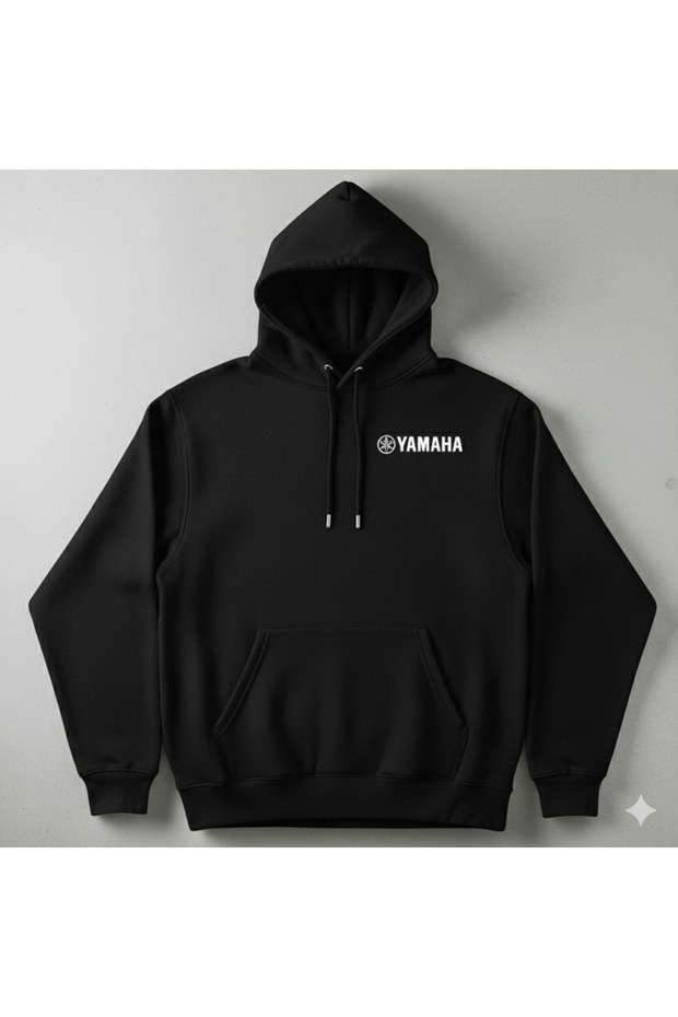 Yamaha baskılı hoodie - 1