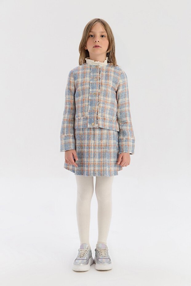 سترة منقوشة للفتيات من BG Store - 1