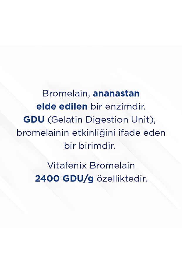 Bromelain Takviyesi 500 mg 60 Bitkisel Kapsül - 3
