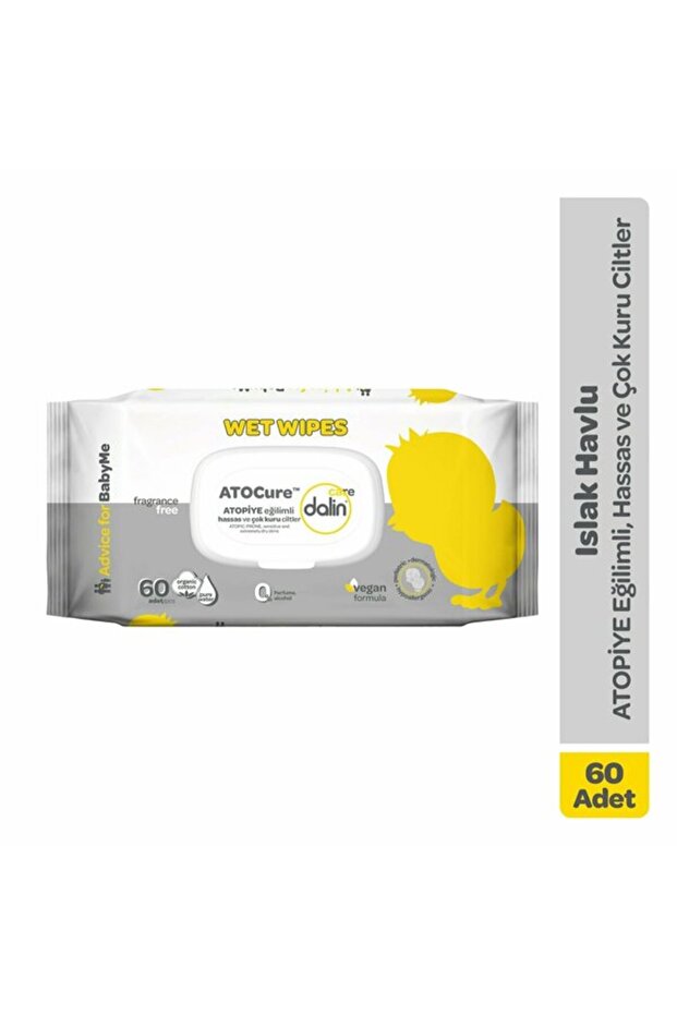 Atocure Islak Mendil 60lı - 1