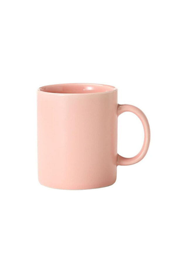 Powder Pink Patternless Porcelain Mug