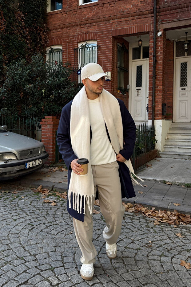 Eșarfă pentru bărbați Ormos, caldă, cu atingere moale - 4