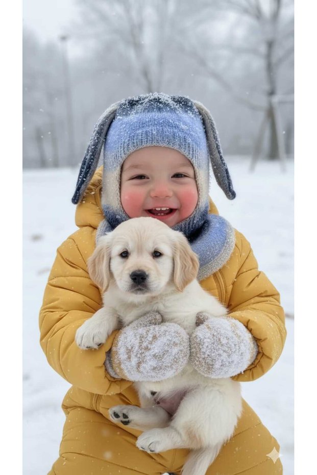 Children's Winter Knitwear Balaklava with Rabbit Ears and Crossing Yarn | Beret with Neck Collar Balaclava Mask